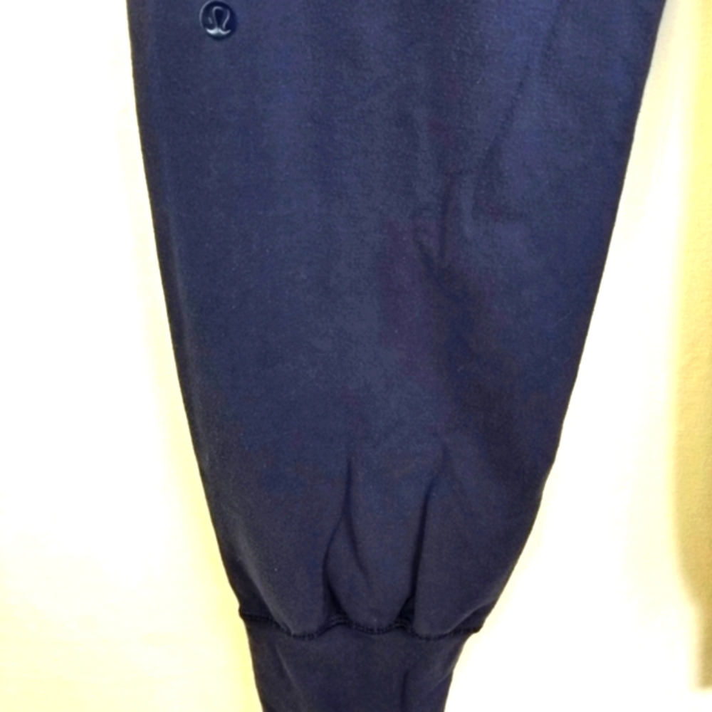 Lululemon Athletica Blue Terry Jogger Pants Sz 4 - Picture 10 of 11